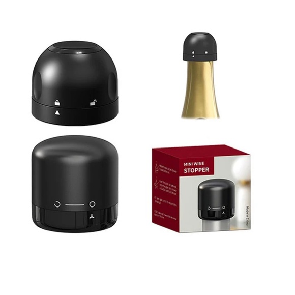 Other - 1Pc Wine & 1Pc Champagne Saver Vacuum Pump Preserver Leakproof Reusable Corks